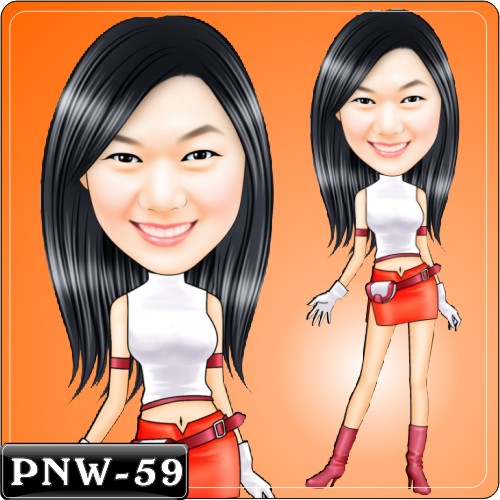 Show Girl 人像Q版漫畫PNW-59